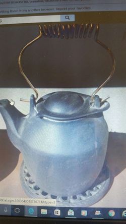 Cast iron kettle