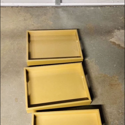 3 serving food trays for $40