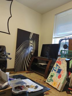 zebra painting