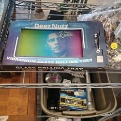 Deez Nuts Glass Rolling Tray