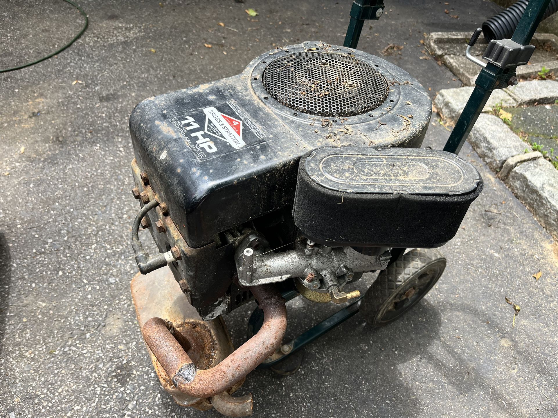 11hp Briggs Stratton Lawn Tractor Riding Mower Flathead Engine Runs