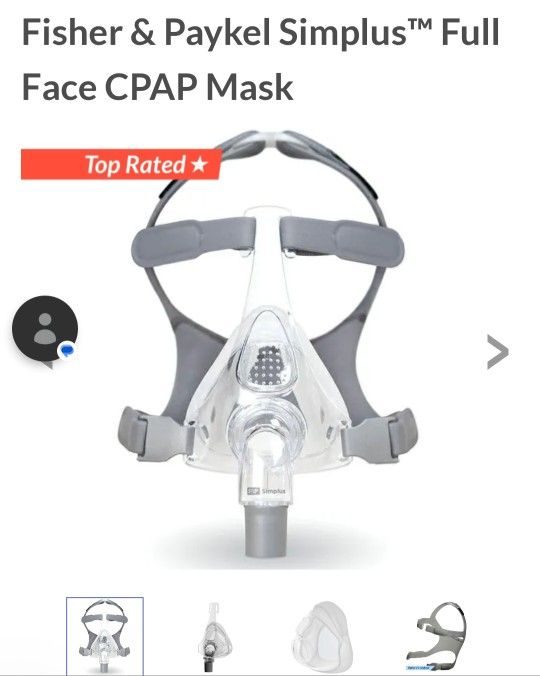 Fisher & Paykel Simplus™ Full Face CPAP Mask(Medium)O.B.O