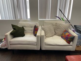White chairs ($45 each)