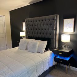 TALL CHARCOAL GREY BED 😍😍😍😍