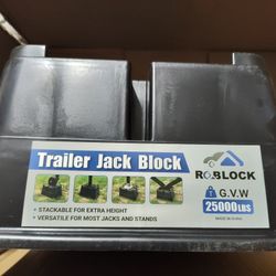 Trailer Jack Block Wt Capacity 25,000 Lb