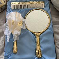 Gold Plated Hair Set