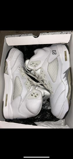 Jordan 5 White Metallic