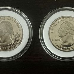 Set(2) UNC 2003 S-Proof Quarters