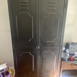 LOCKER ARMOIRE/closet - restoration hardware