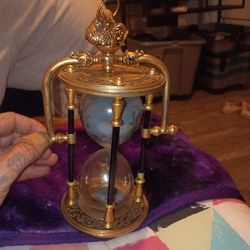 Franklin mint zodiac hourglass