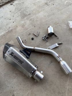 Grom exhaust setup