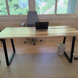 Haworth Solid Wood Desk Top – Premium Wood Surface (No Legs)