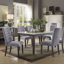 8pc Merel Dining Table Set 