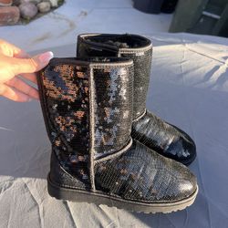 Black Sequin Uggs