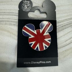 2002 Disney British United Kingdom Mickey Had Official Trading Pen