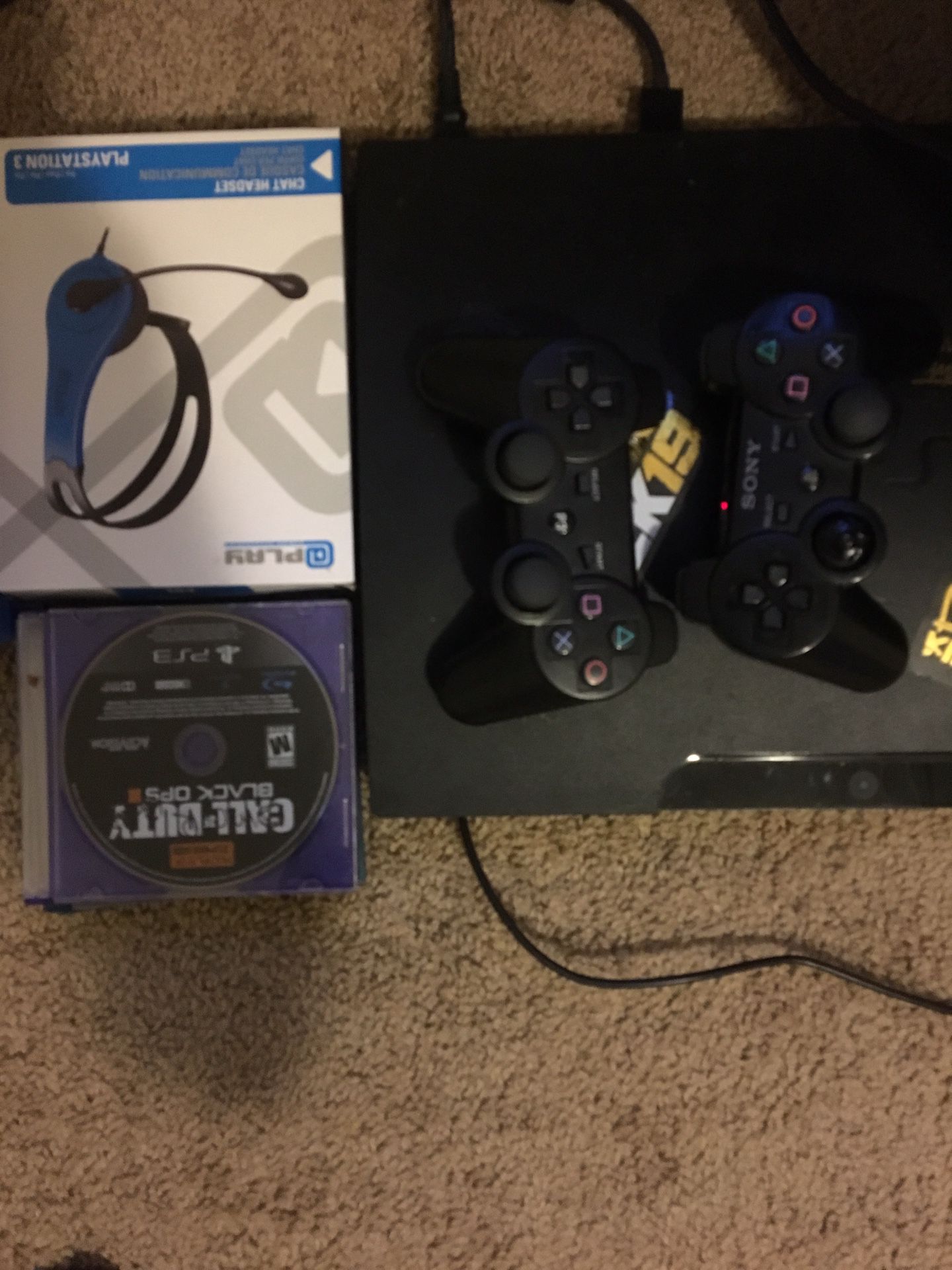 PS3, headset, 10 games