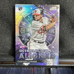 2024 Topps Cosmic Chrome Colton Cowser Astrologically Aligned Rookie Card