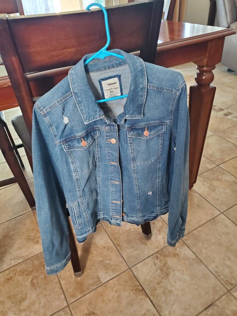 Jean Jacket ( Sonoma ) Size XXL