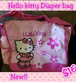 Hello Kitty diaper bag, New!!