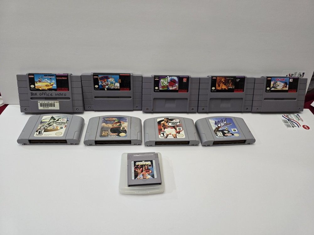 Vintage Lot Of Video Games- 12 Total