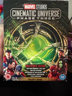Marvel MCU Phase Three Part One Collector's Edition Blu-ray COMPLETE Region Free