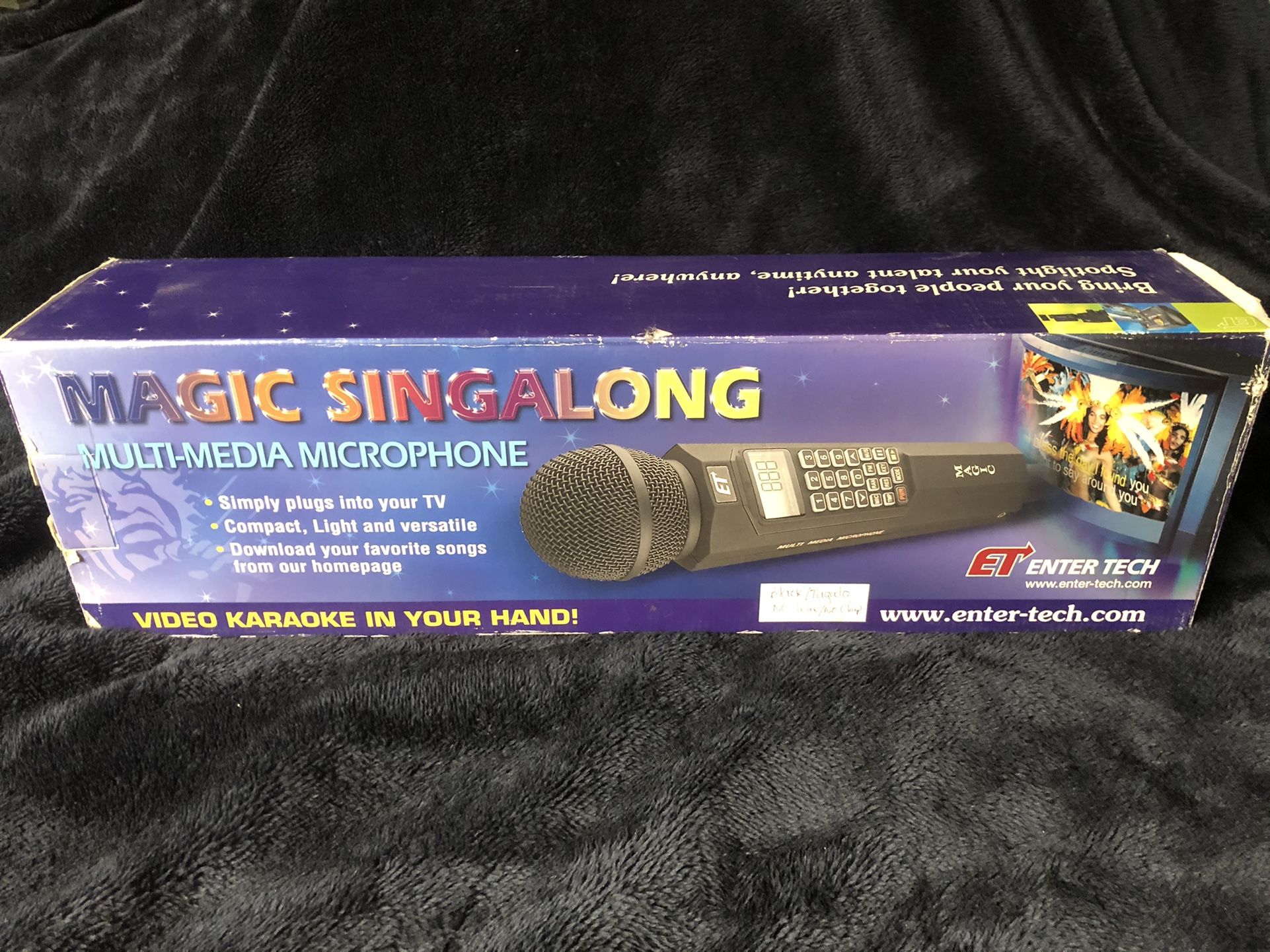 Enter Tech-Magic Singalong Microphone System with over 1000 Songs
