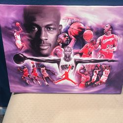 Michael Jordan Canvas Prints