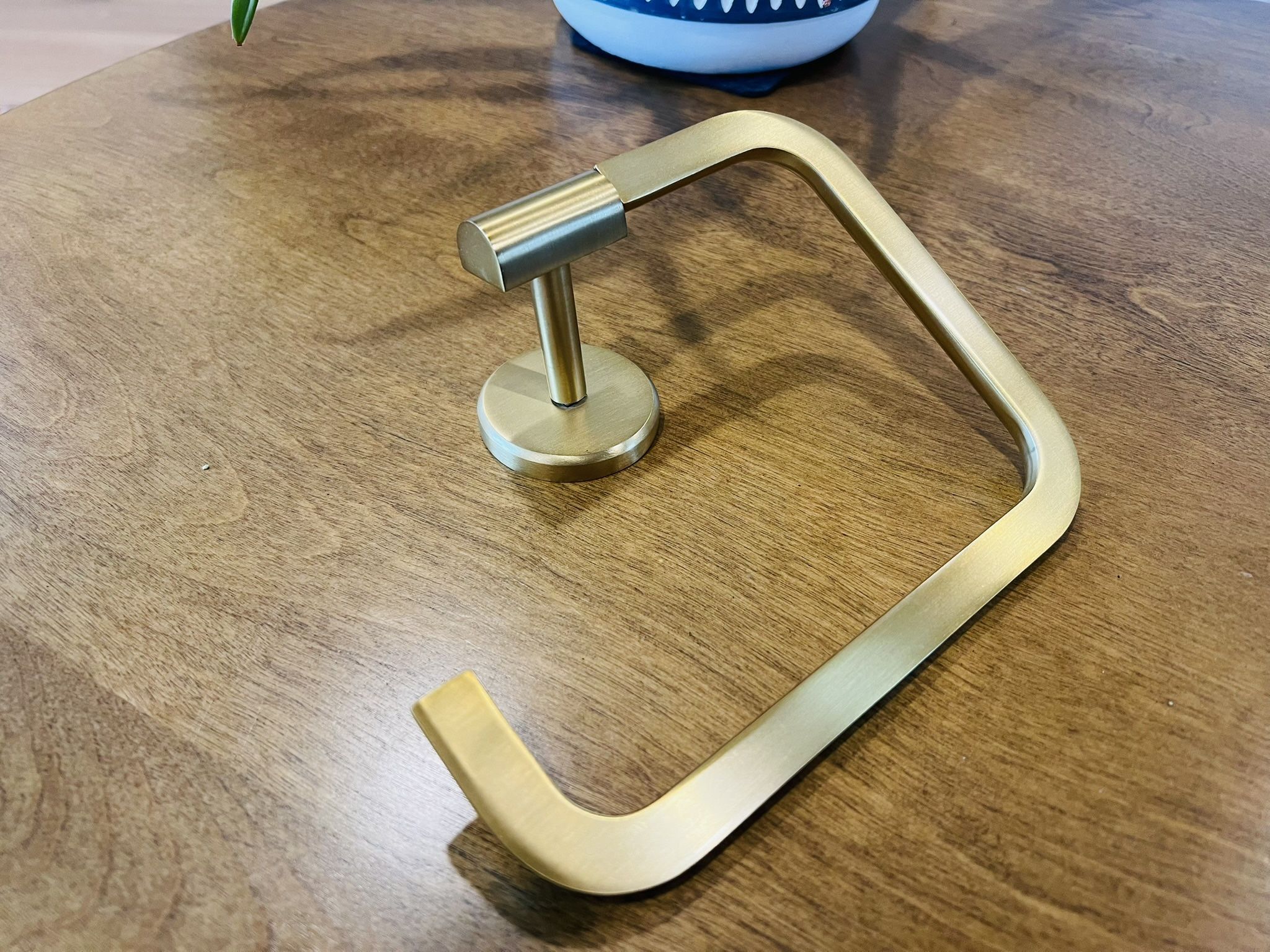 Brand New West Elm Antique Brass Toilet Paper Holder