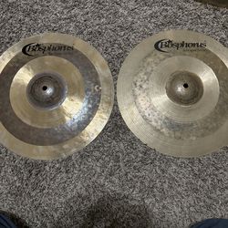 Bosphorus Antique Crisp 14 inch Hi-hat pair Cymbals For Drums 
