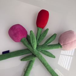 Squeaky Flower Dog Toy