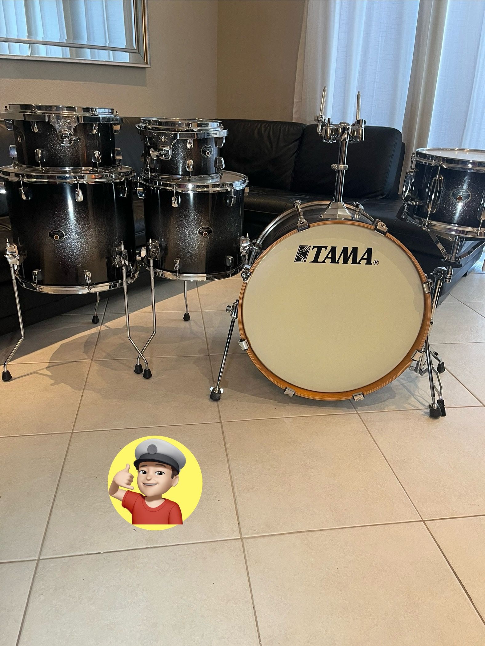 π₯ Tama 6-Piece BIRCH Drum Set MINT!