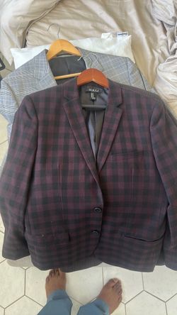 Men's Plaid Blazer Sport Coat