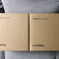 Sonos | Sonance In-Ceiling Speakers 2xPairs with total of four (4) speakers.   (This is the 6.5”!! Not The 8” Large Size)  Brand New Sealed 