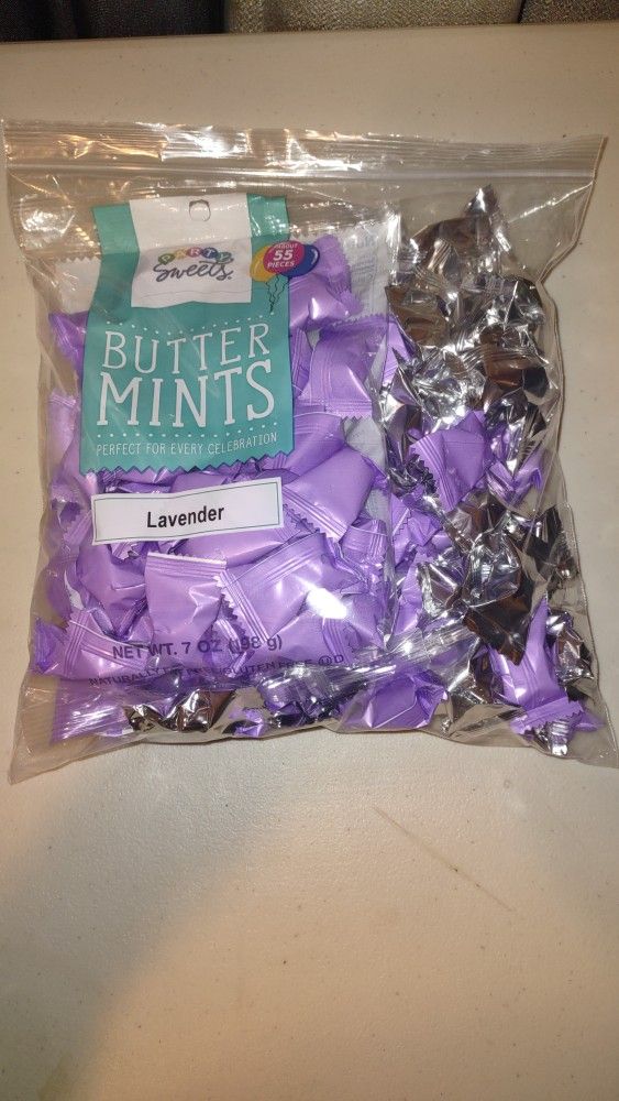 Left Over Purple Theme Treat Candy