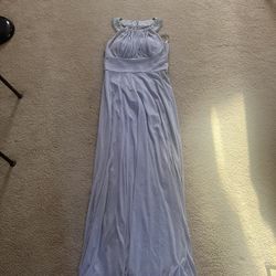 Silver Prom Dress