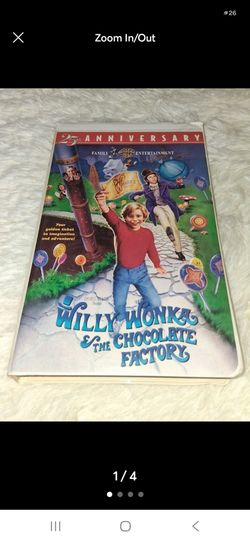 Willy Wonka & the Chocolate Factory VHS 25th Anniversary