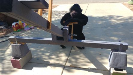 Pete s home made Teeter Totter