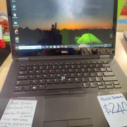 Dell Latitude E7470 Touch Screen 14" Intel Core i7-6th (contact info removed), 16gb Ram, 256gb SSD, Baclit Keys, Windows 10 and Microsoft Office.