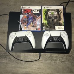 PS5 Disk console, ( Black Version)