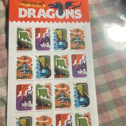 Forever stamps, methodical dragons