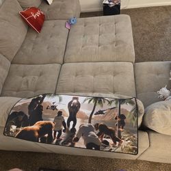 Coconut B - rust streamer mouse pad