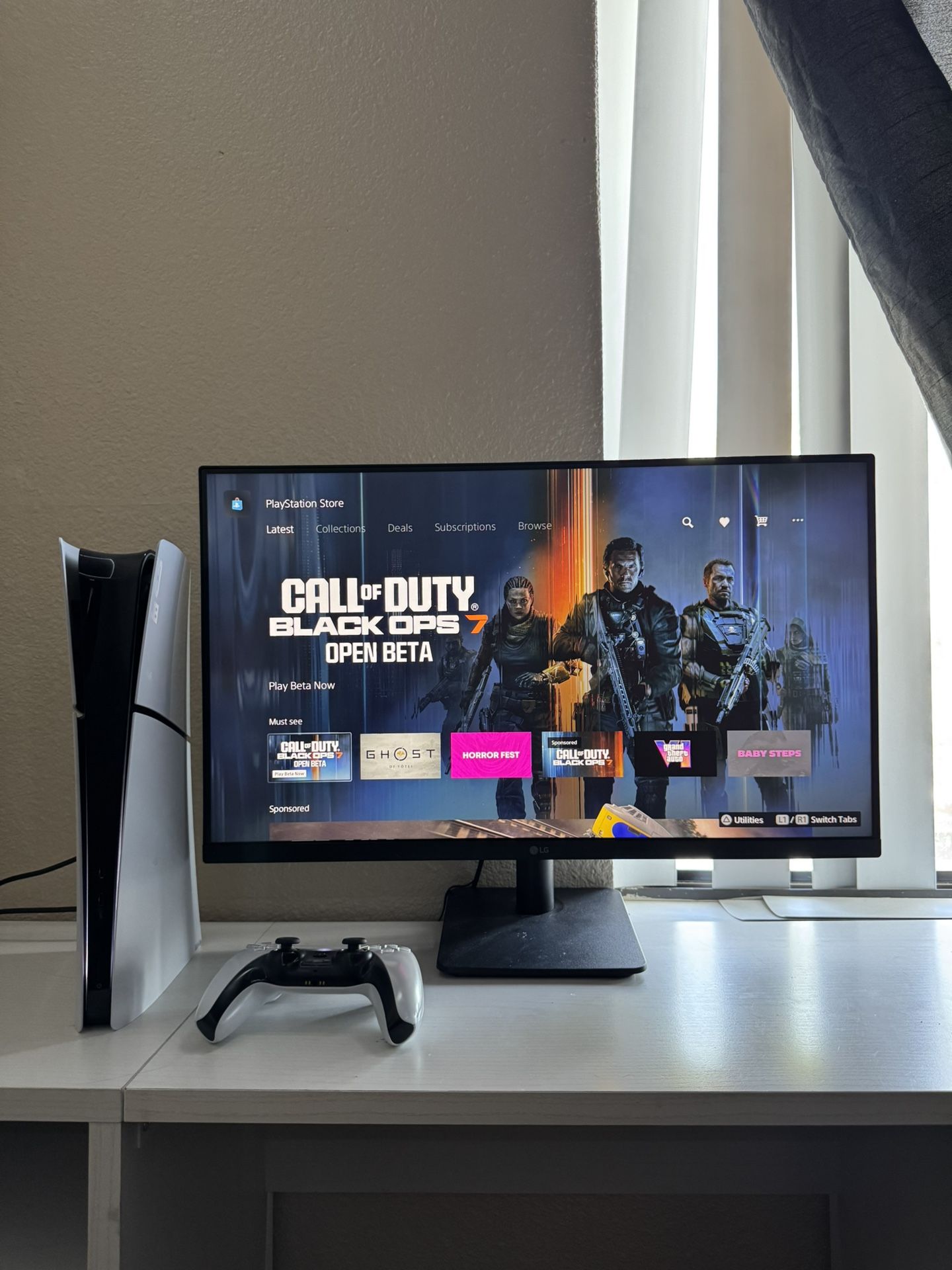 PS5 & LG Monitor