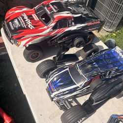 Traxxas And Red Cat RC Cars