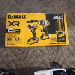 DeWalt xr, hammer drill and impact driver