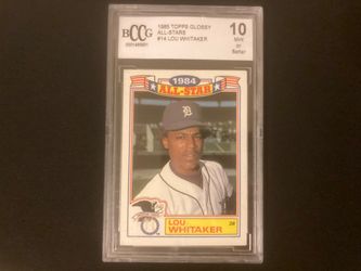 Mint 1985 Lou Whitaker Topps Card