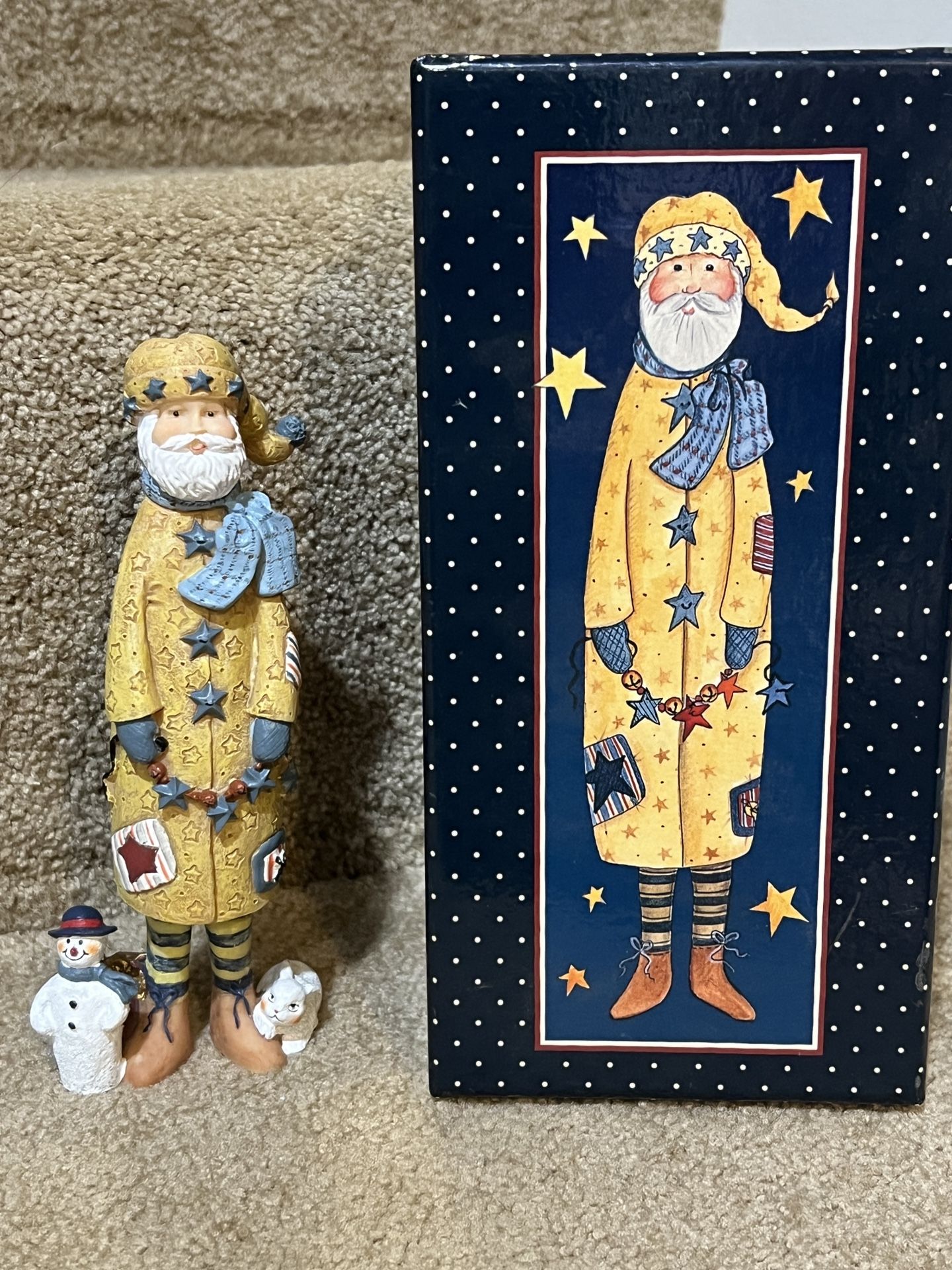 Lang and Wise Classic Santa Santa's Star Ellen Stouffer 71150102 1997 Figure