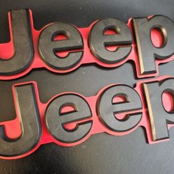 Jeep nameplate emblems