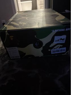 Black and white bapesta, size 11