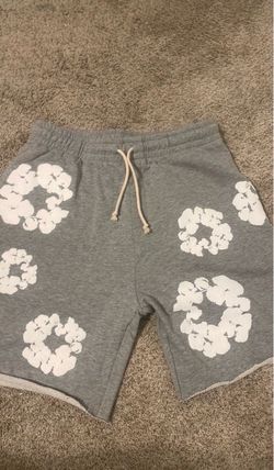 Denim Tears Cotton Wreath Shorts Grey