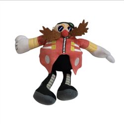 2018 SEGA TOMY Sonic The Hedgehog Dr. Eggman Robotnik Plush 8" Fair Condition